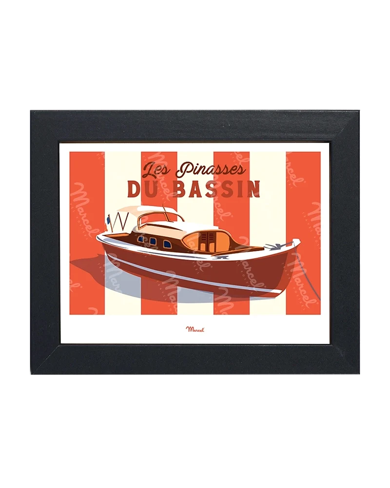 Carte postale Travel Color BASSIN D'ARCACHON "les Pinasses Rouges"