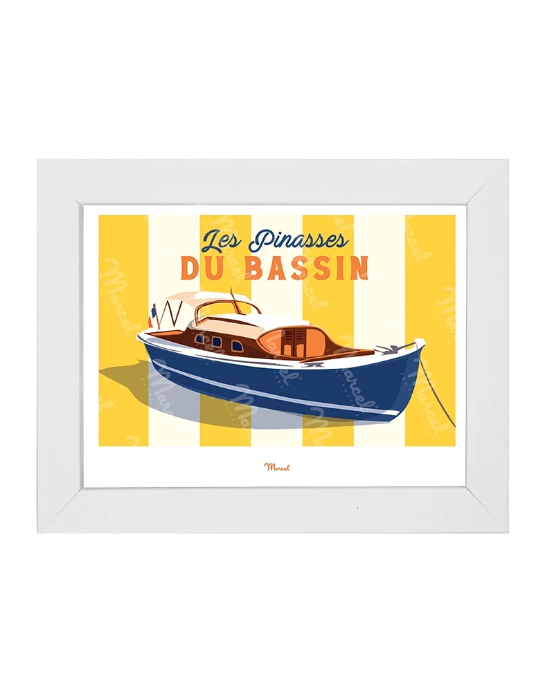 Carte postale Travel Color "les Pinasses jaunes du Bassin"
