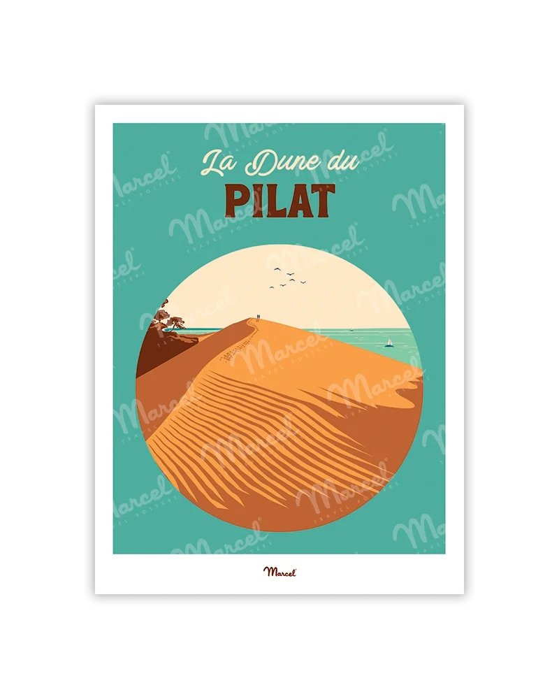 Carte postale Travel Color ARCACHON "la dune du Pilat"