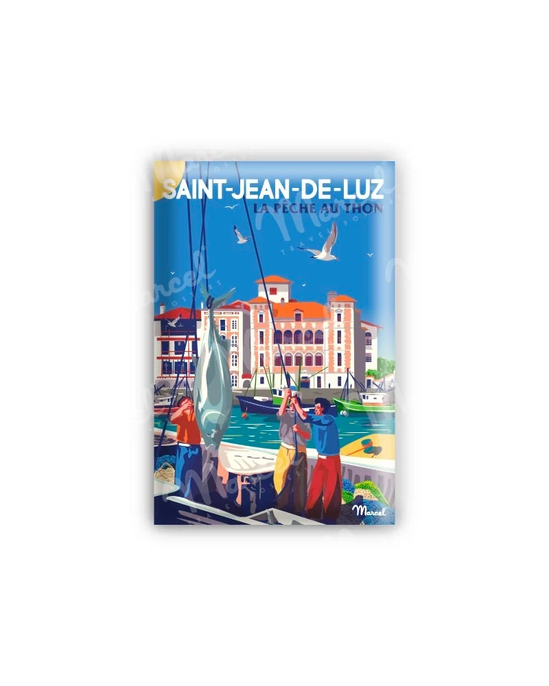 Magnet SAINT-JEAN-DE-LUZ "La pêche au thon"