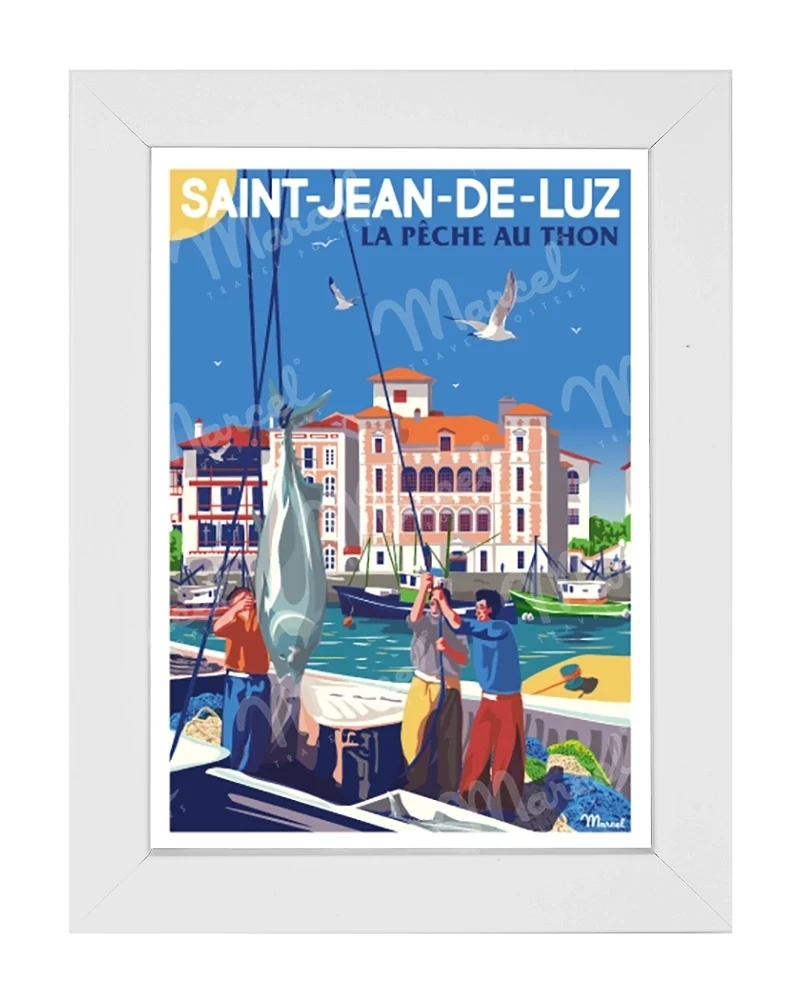 Carte Postale SAINT-JEAN-DE-LUZ "La pêche au thon"