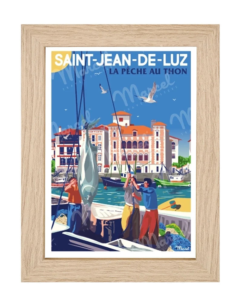 Carte Postale SAINT-JEAN-DE-LUZ "La pêche au thon"