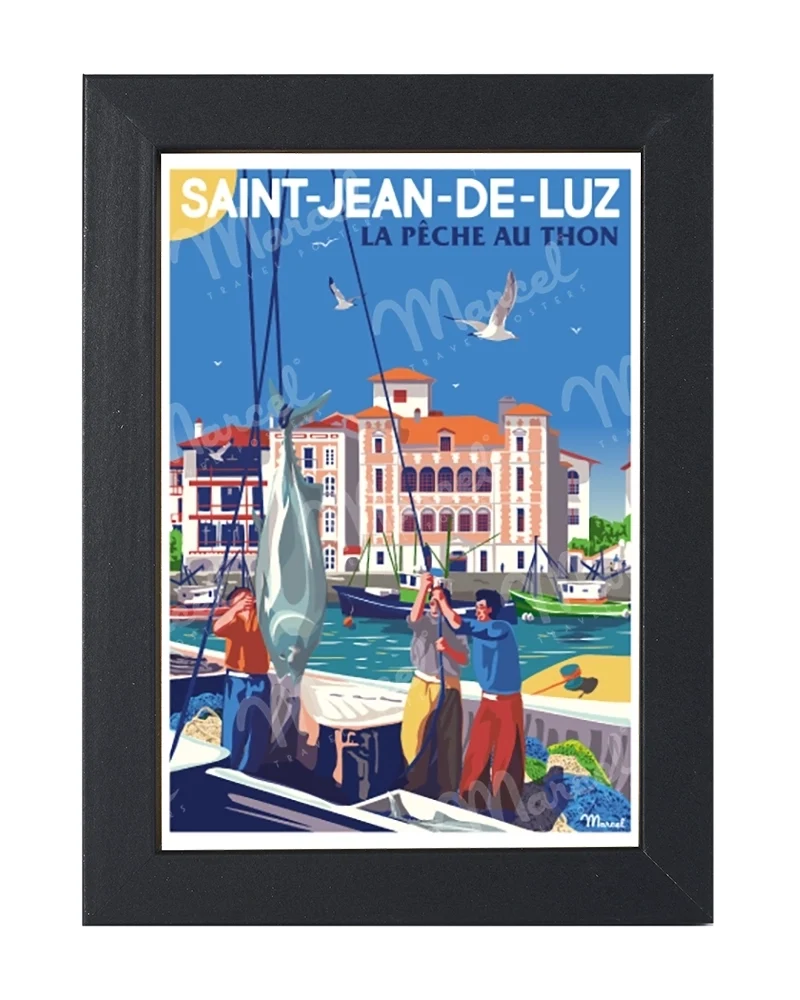 Carte Postale SAINT-JEAN-DE-LUZ "La pêche au thon"