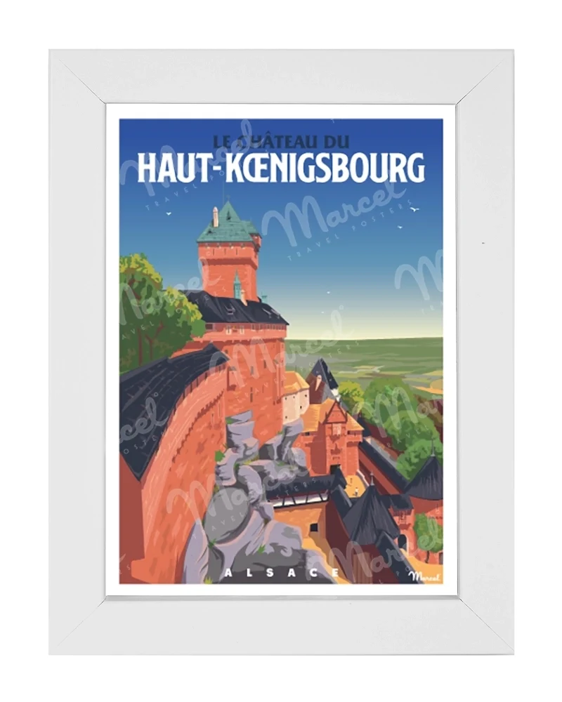 Carte Postale ALSACE "Château du Haut-Koenigsbourg"