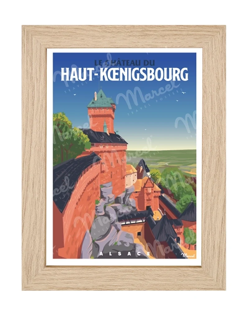 Carte Postale ALSACE "Château du Haut-Koenigsbourg"