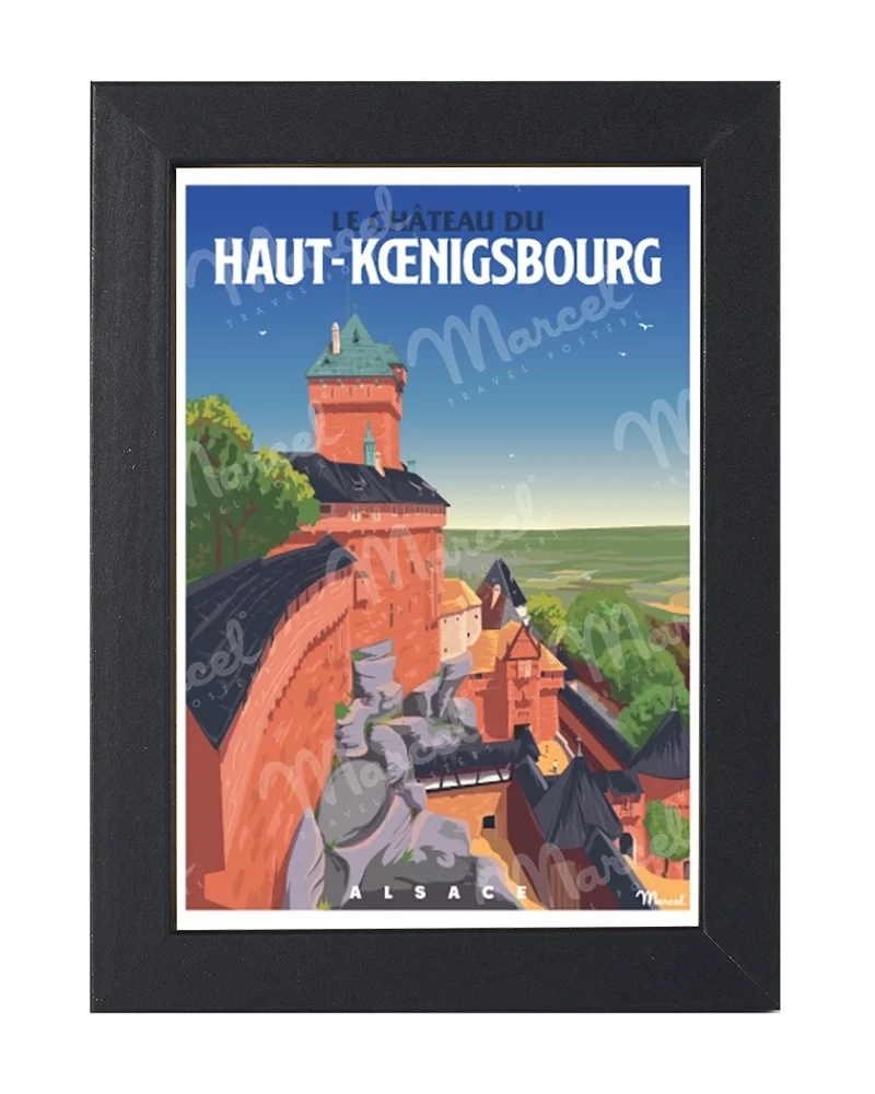 Carte Postale ALSACE "Château du Haut-Koenigsbourg"