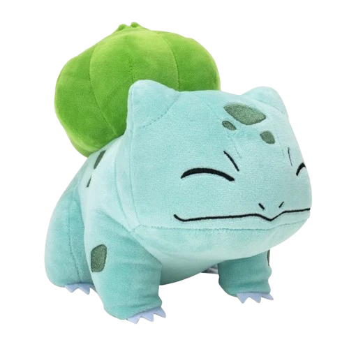 Peluche Bulbizarre 20cm qui plisse les yeux