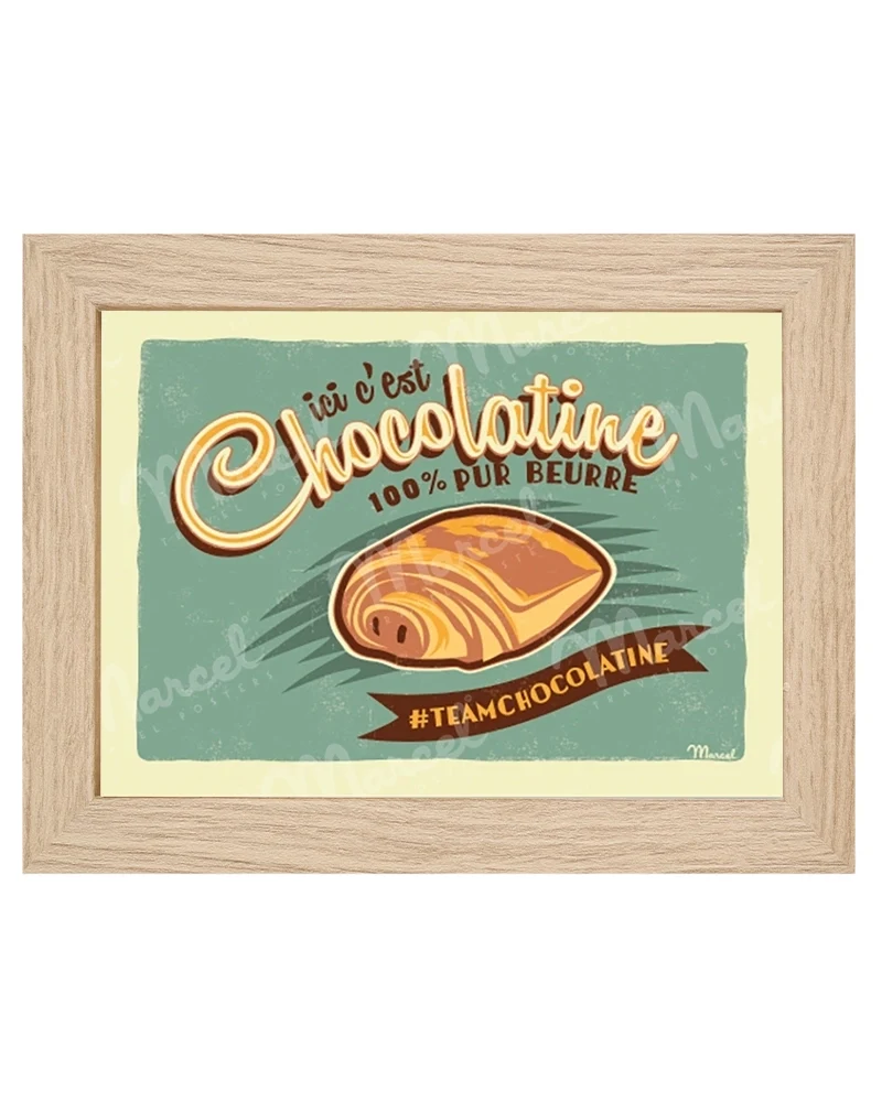 Carte Postale "Ici c'est Chocolatine !"