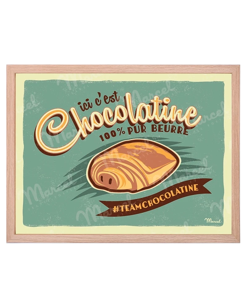 Affiche "Ici c'est Chocolatine !"