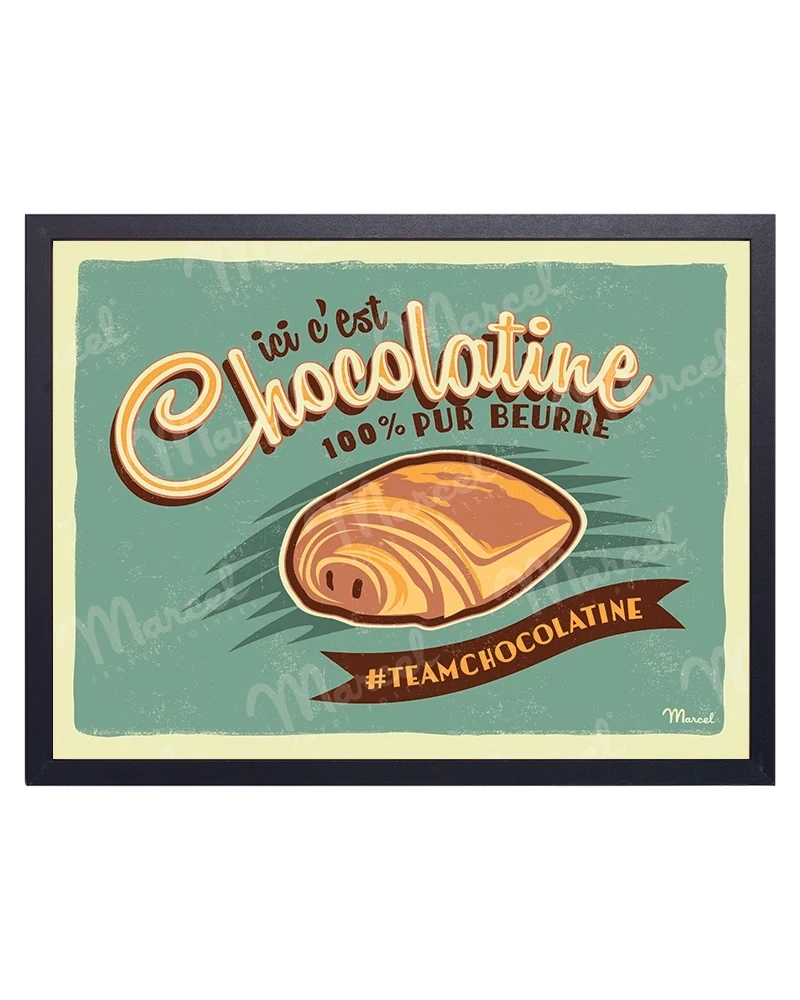 Affiche "Ici c'est Chocolatine !"
