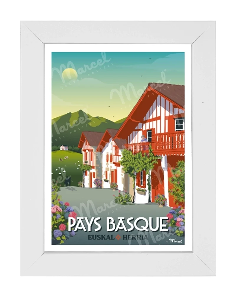 Carte Postale PAYS BASQUE "Village Basque"