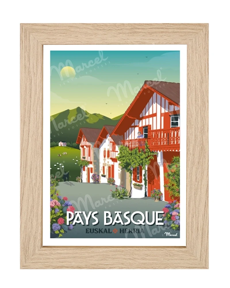 Carte Postale PAYS BASQUE "Village Basque"