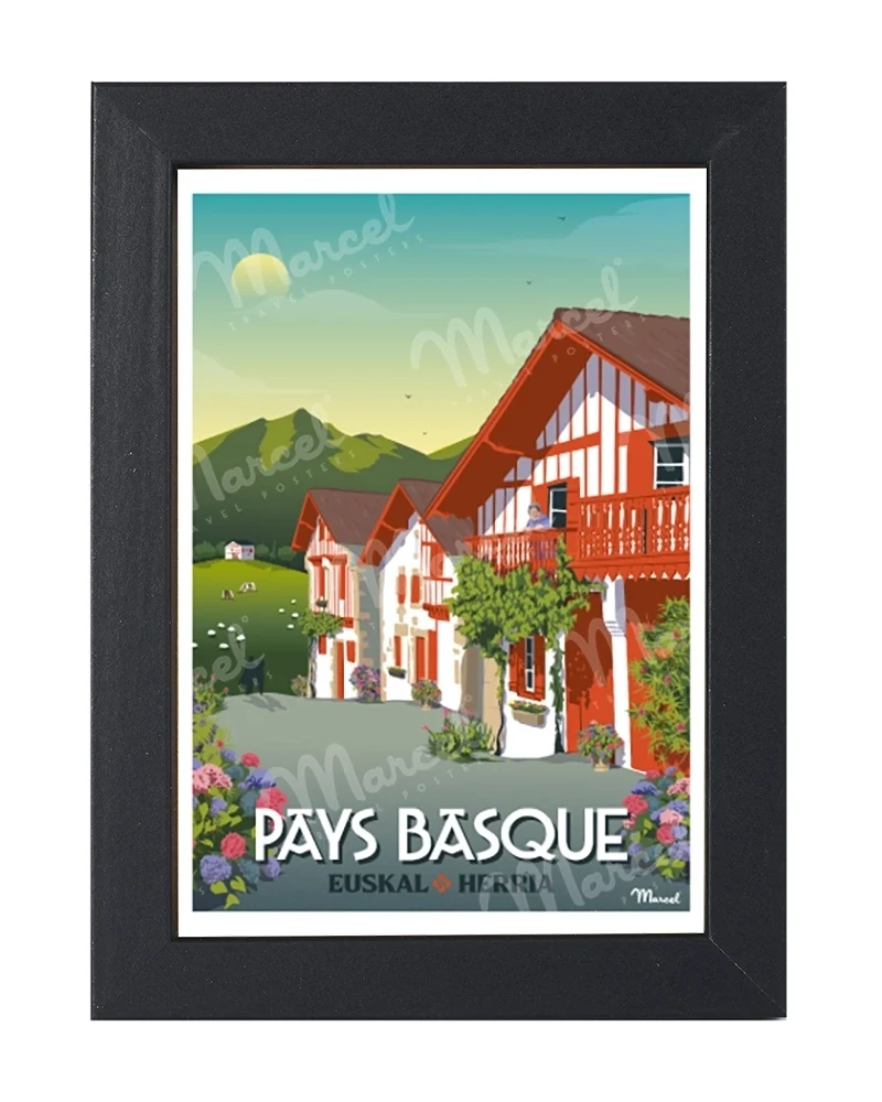 Carte Postale PAYS BASQUE "Village Basque"