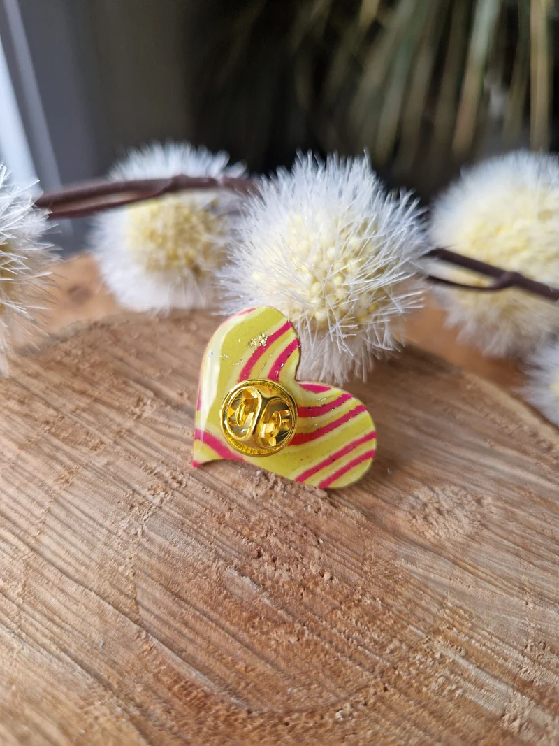 Pin's cœur "Tutti Frutti"