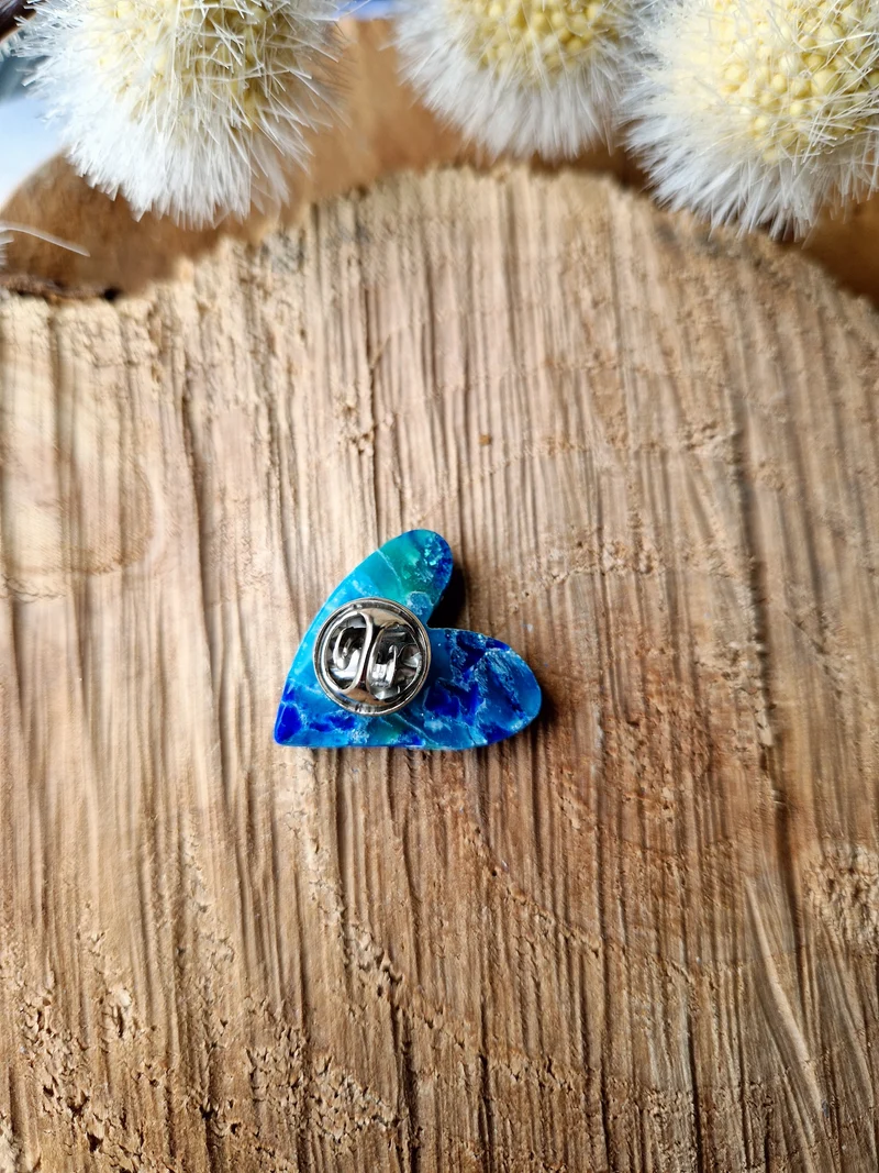 Pin's cœur "Lagon 🩵💚💙"