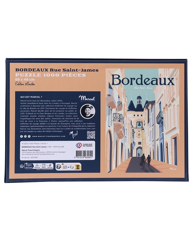 Puzzle BORDEAUX "Rue Saint-James"