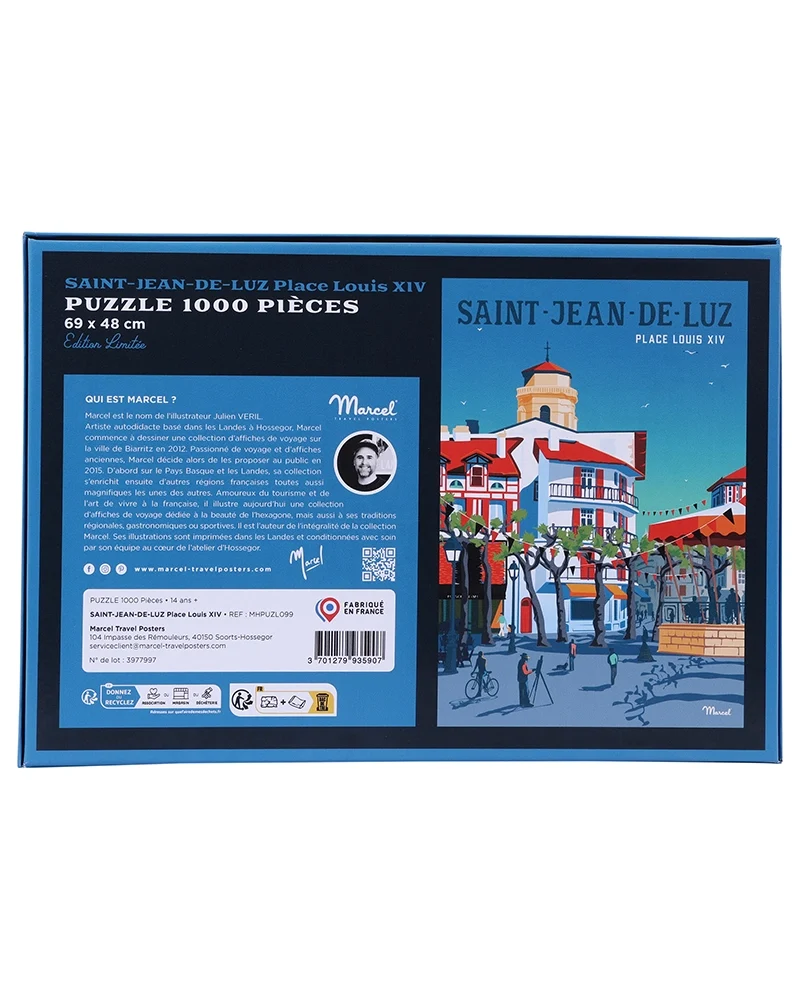 Puzzle SAINT-JEAN-DE-LUZ "Place Louis XIV"