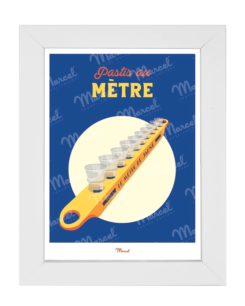 Carte Postale Travel Color "Le mètre de Pastis"