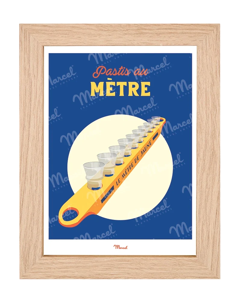 Carte Postale Travel Color "Le mètre de Pastis"