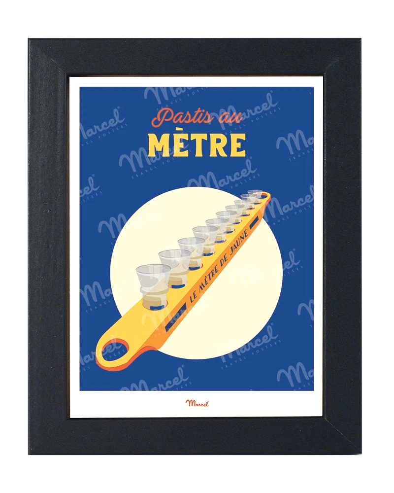 Carte Postale Travel Color "Le mètre de Pastis"