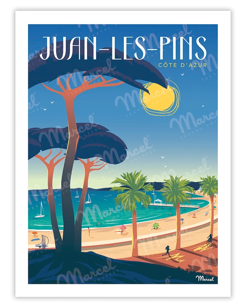 Affiche JUAN-LES-PINS