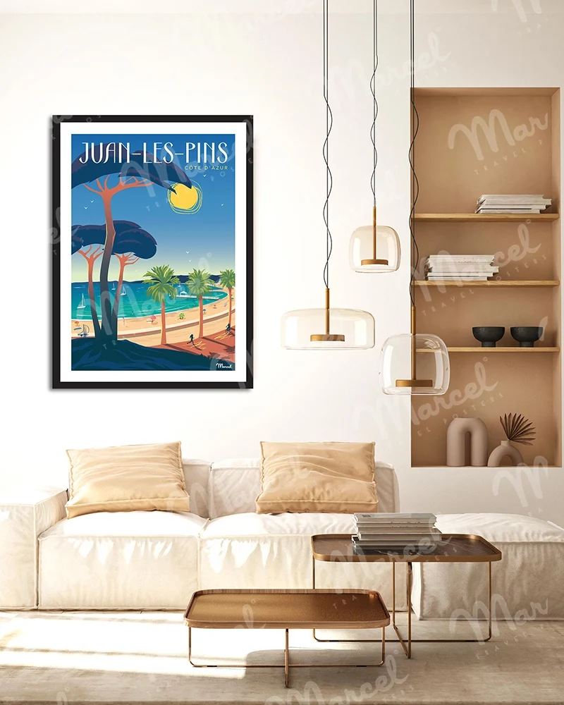 Affiche JUAN-LES-PINS