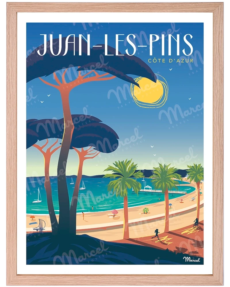 Affiche JUAN-LES-PINS
