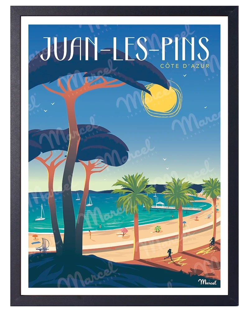 Affiche JUAN-LES-PINS