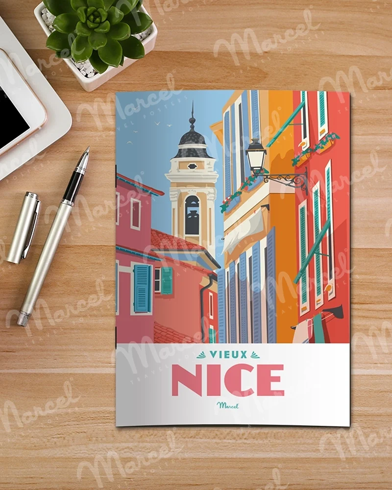 Carnet de Notes A5 48 pages NICE "Le Vieux Nice"