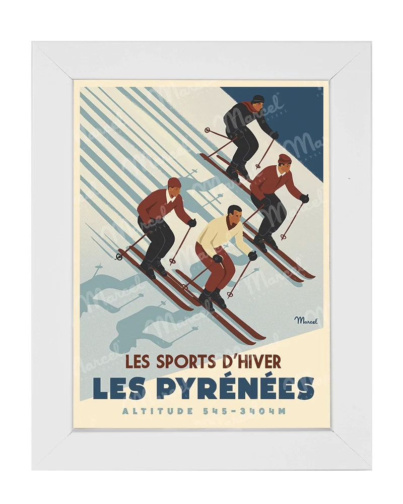 Carte Postale PYRÉNÉES "Ski Altitude"