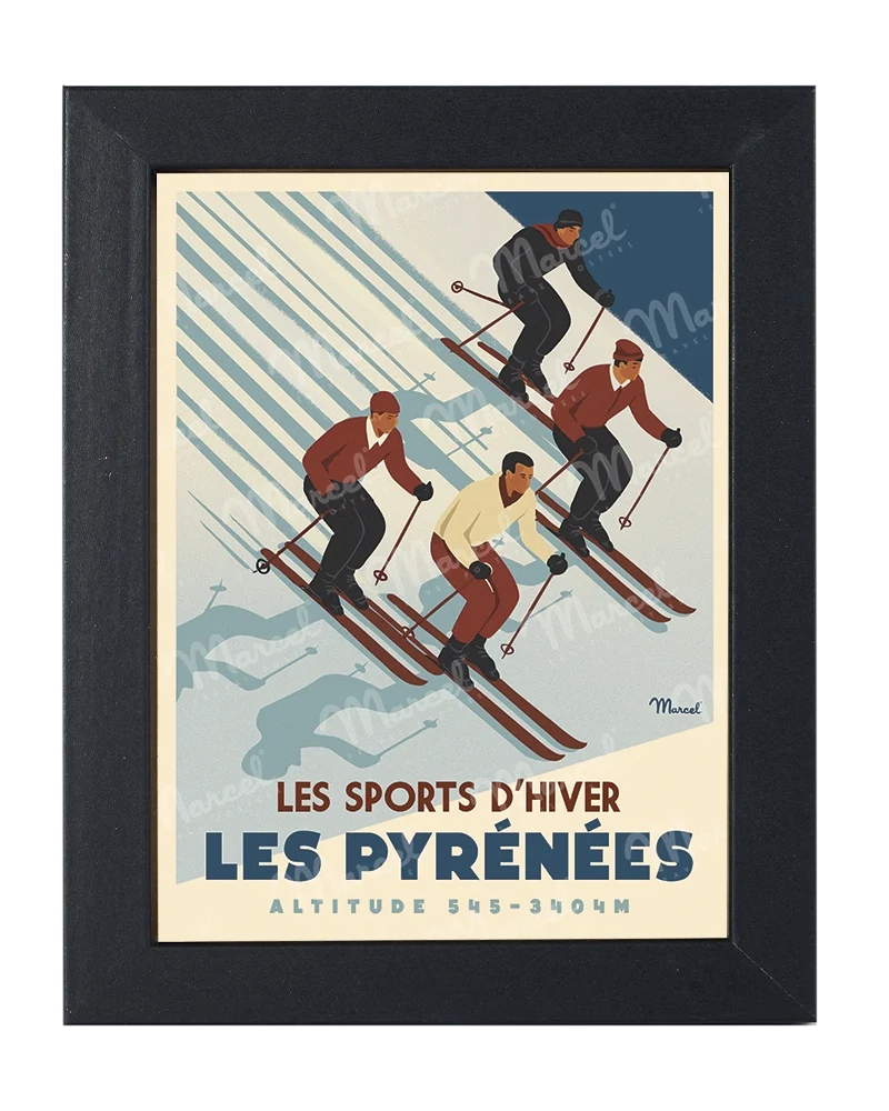 Carte Postale PYRÉNÉES "Ski Altitude"