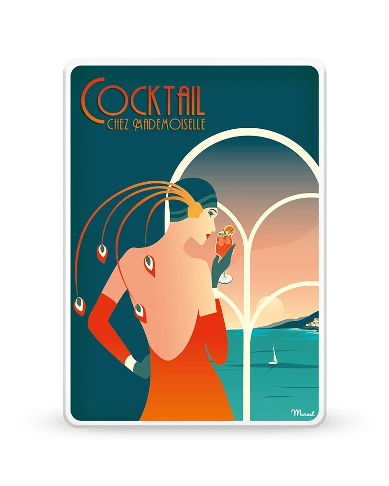 Petite Boîte métal "Cocktail chez Demoiselle" | Sacré Marcel