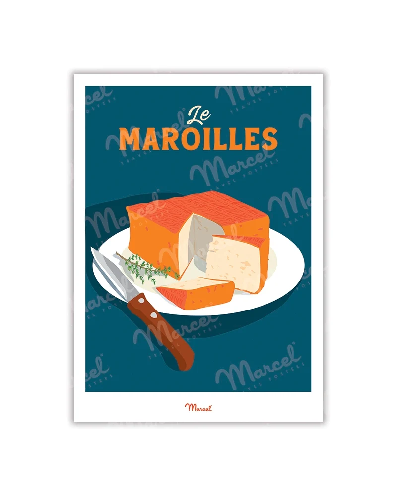 Carte postale Travel Color "Le Maroilles"