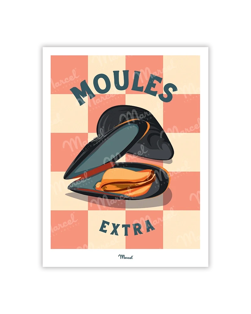 Carte postale Travel Color "Moules"