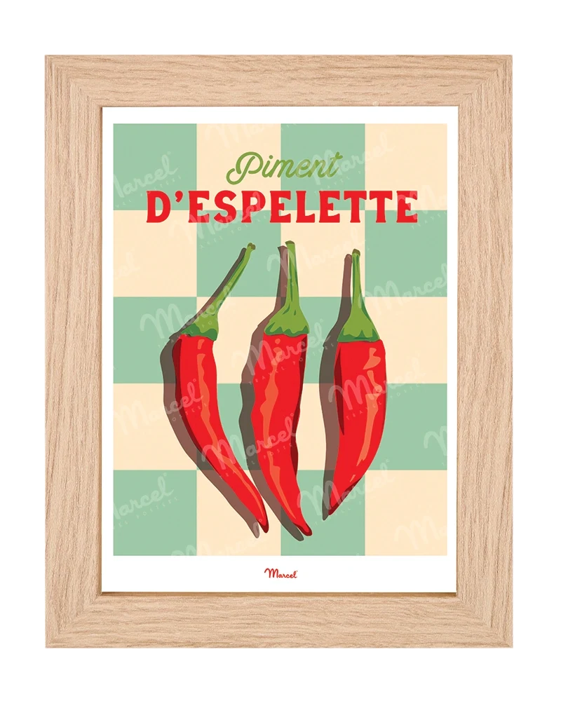 Carte postale Travel Color "Piment d'Espelette"