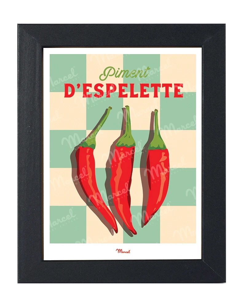 Carte postale Travel Color "Piment d'Espelette"