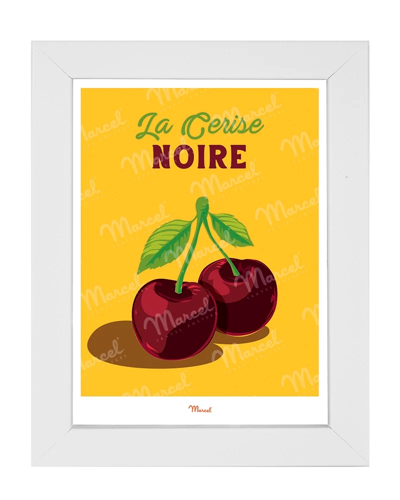 Carte postale Travel Color "Cerise noire"