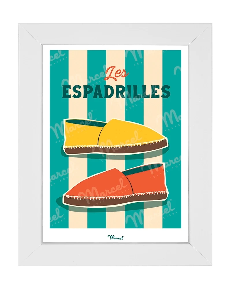 Carte postale Travel Color "Les Espadrilles"