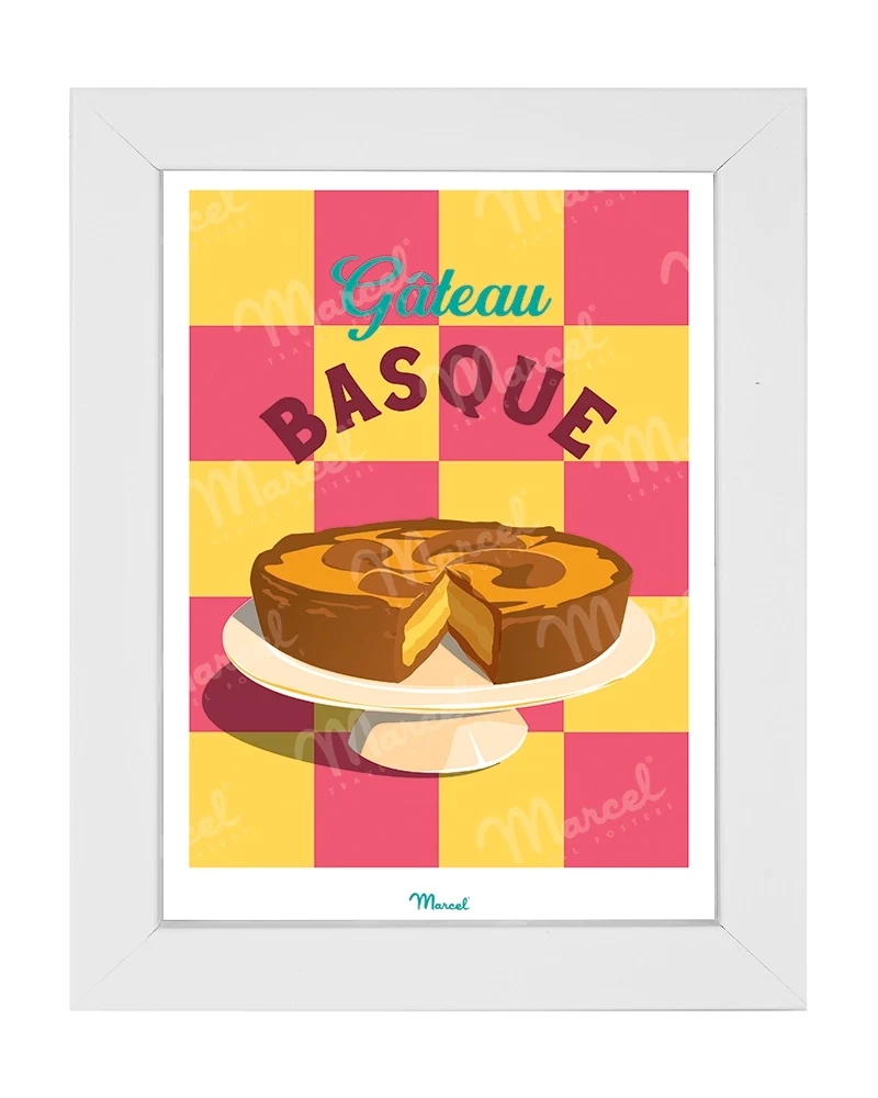 Carte postale Travel Color "Gâteau basque"