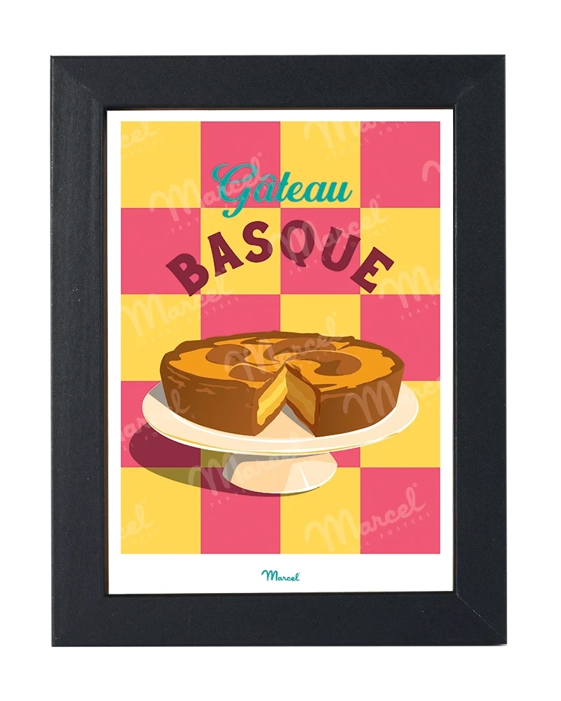Carte postale Travel Color "Gâteau basque"