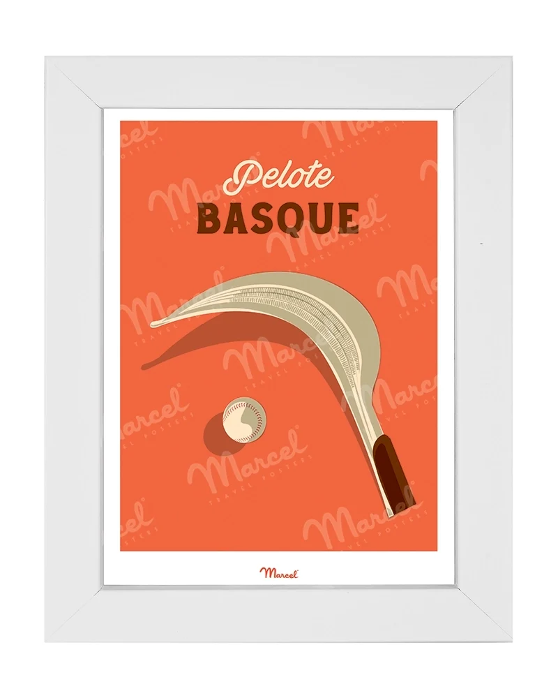Carte postale Travel Color "Pelote basque"