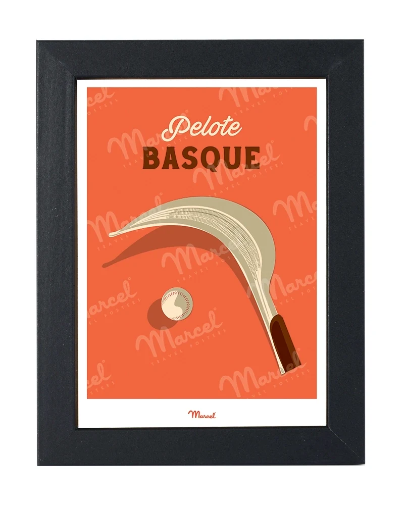 Carte postale Travel Color "Pelote basque"