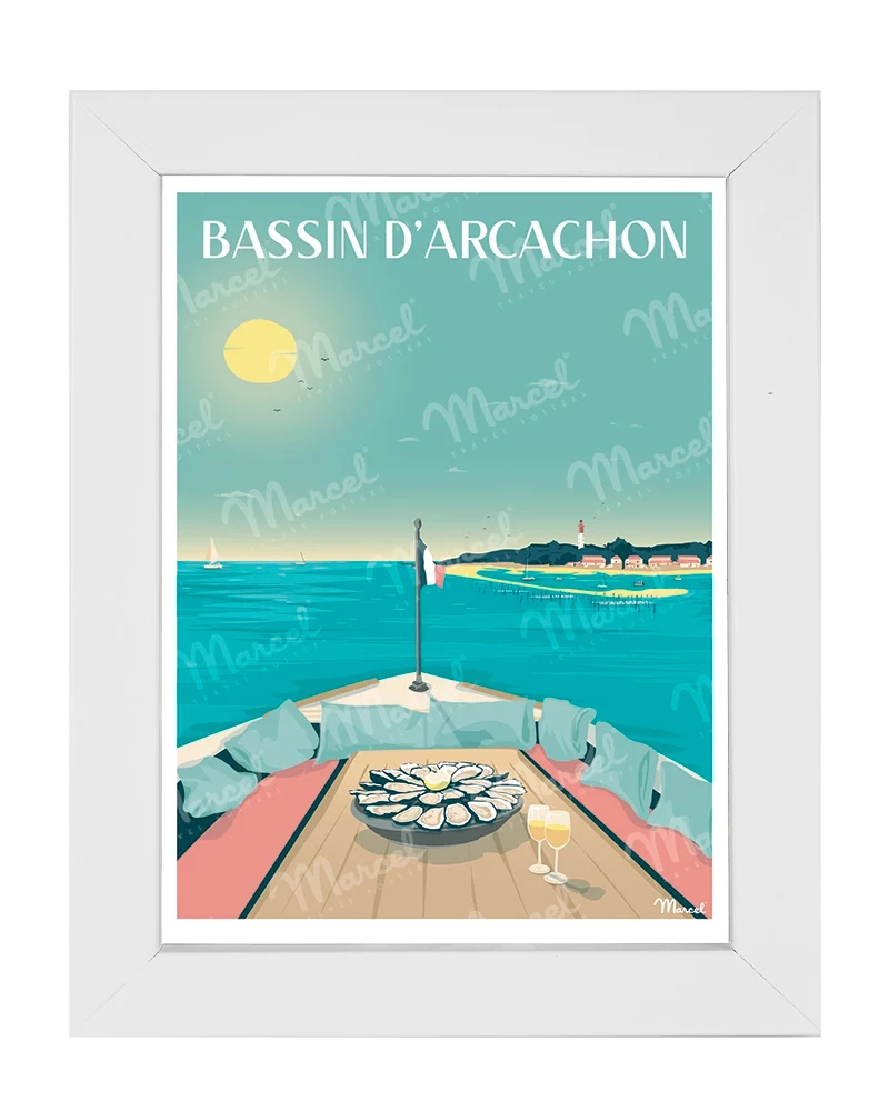Carte Postale BASSIN D'ARCACHON "En pinasse"