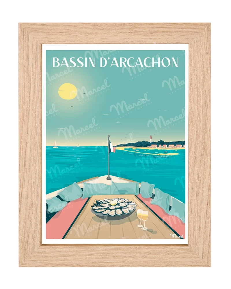 Carte Postale BASSIN D'ARCACHON "En pinasse"