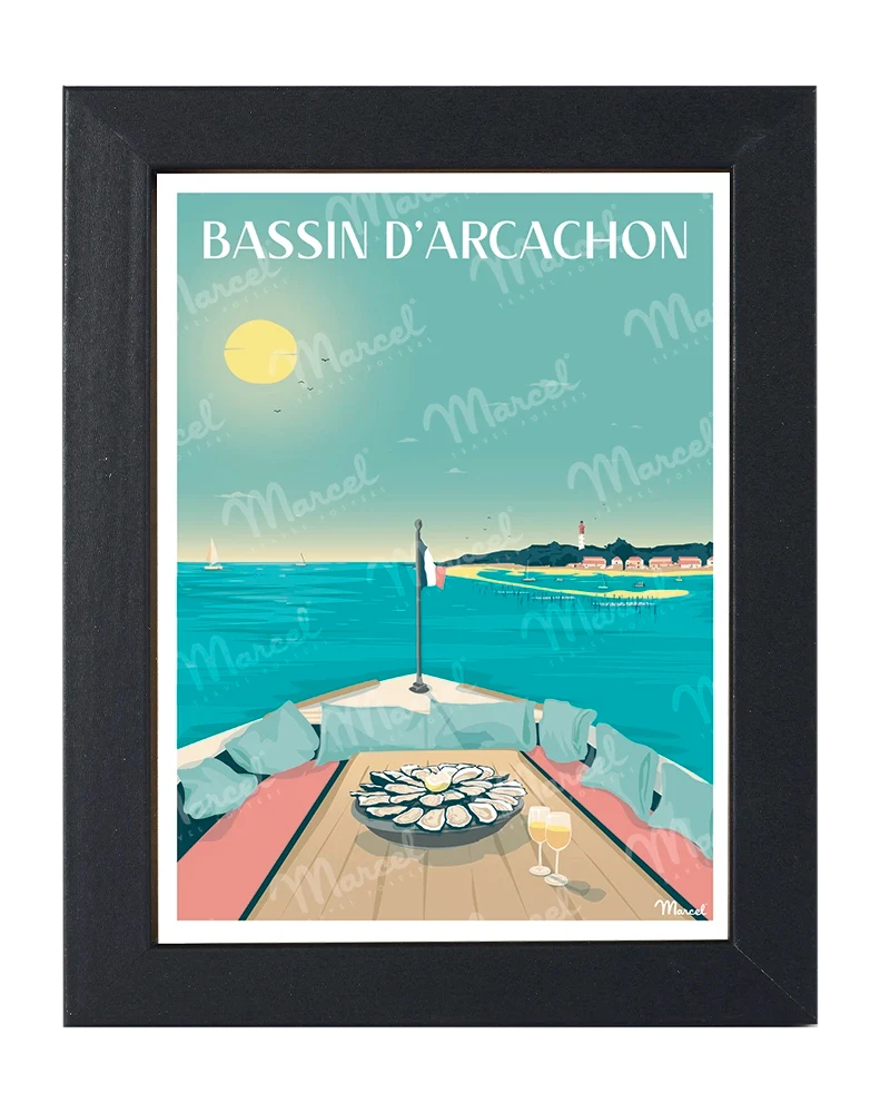 Carte Postale BASSIN D'ARCACHON "En pinasse"