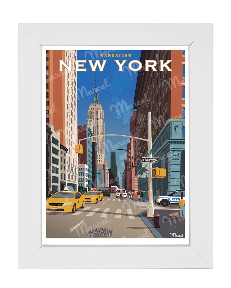 Carte Postale NEW YORK "Manhattan"