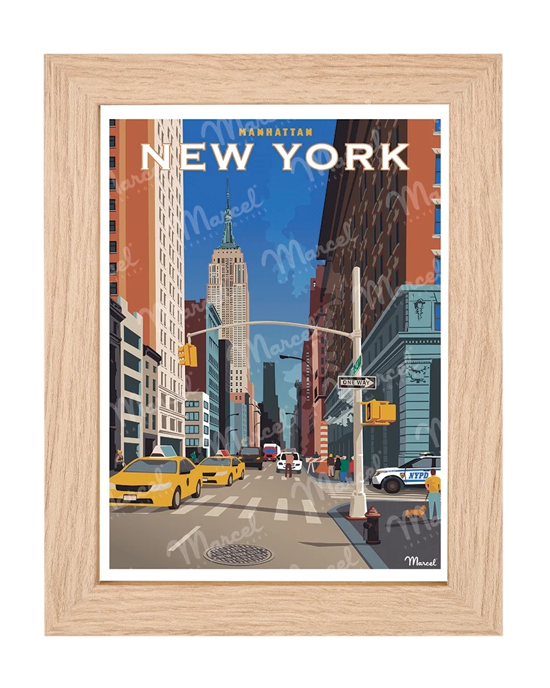 Carte Postale NEW YORK "Manhattan"