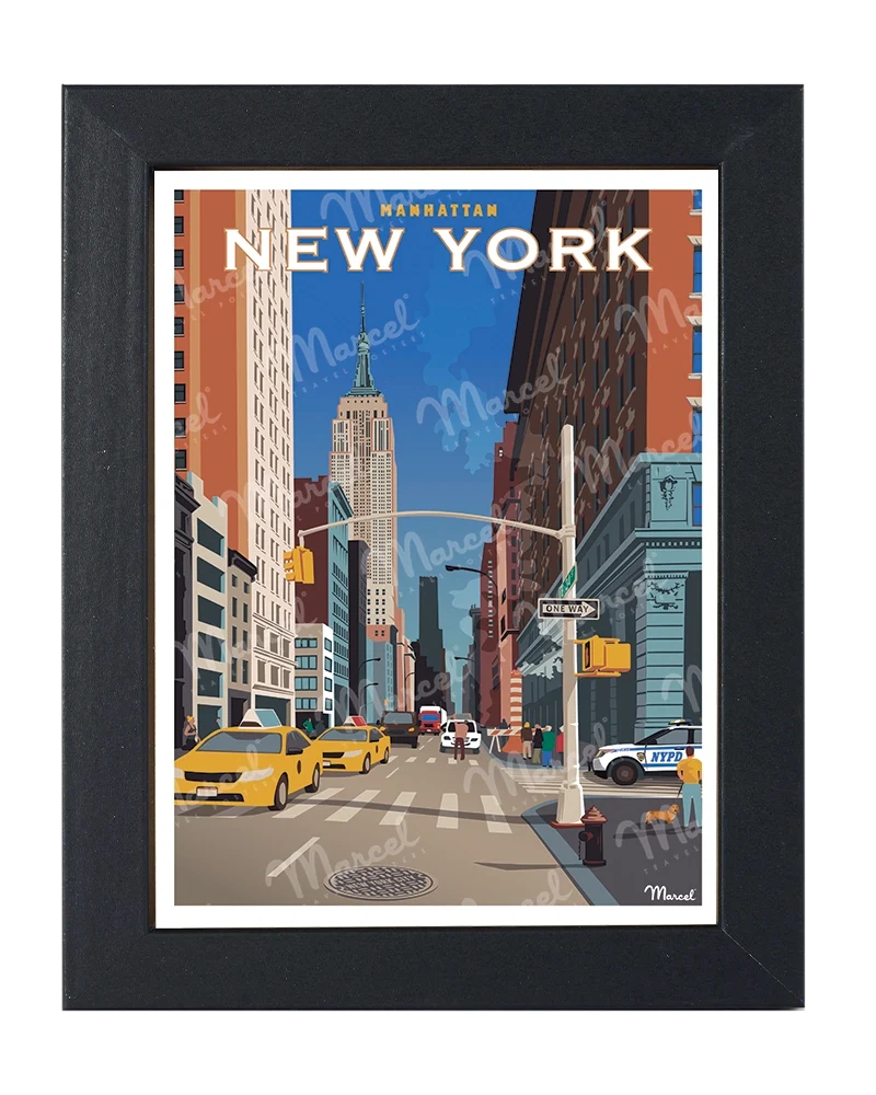 Carte Postale NEW YORK "Manhattan"