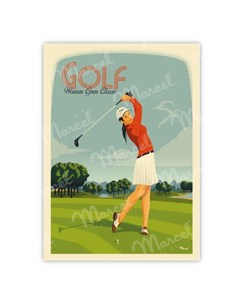 Carte Postale "Golf Women Classic"