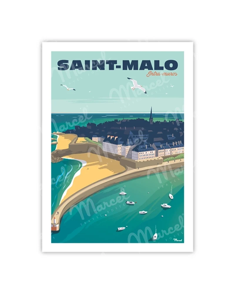 Carte Postale SAINT-MALO "Intra-Muros"